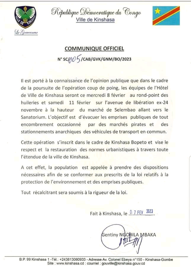 Communiqué 