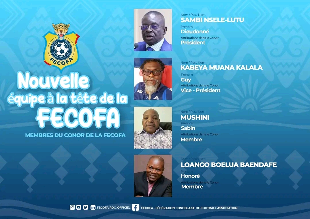 Les membres du comité de normalisation de la FECOFA.