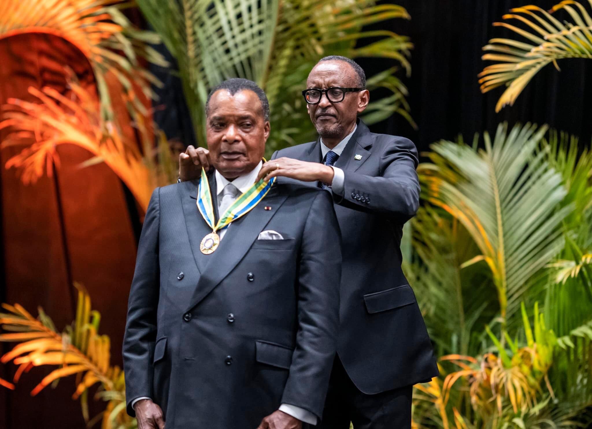 Denis Sassou N'Guesso élevé par Paul Kagame 