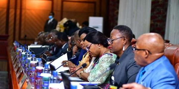 Les membres du gouvernement de la RDC au conseil des ministres 