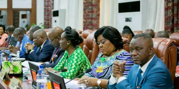 Les membres du gouvernement congolais 