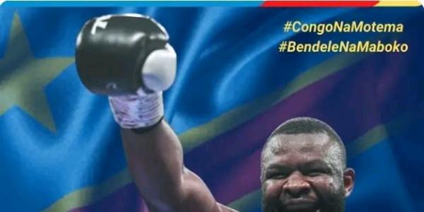Le boxeur international congolais Martin Bakolo lors de sa victoire face à Tony Yoka