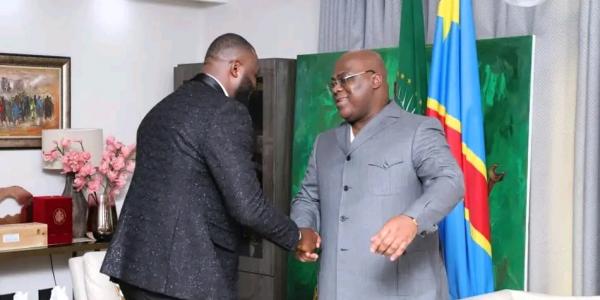 Félix Tshisekedi reçoit Martin Bakole 