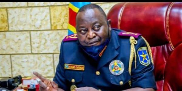 Général Sylvano Kasongo, responsable de la police de la ville de Kinshasa 
