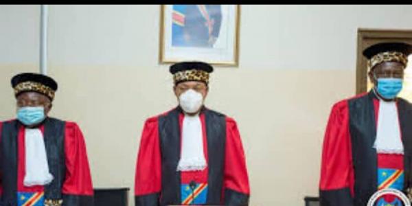 Les juges de la Cour Constitutionnelle de la RDC 