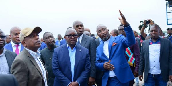 Sama Lukonde inspecte les travaux d'aménagement du site de Ndolo