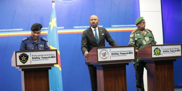 Briefing du gouvernement congolais sur la situation sécuritaire à l'Est de la RDC 