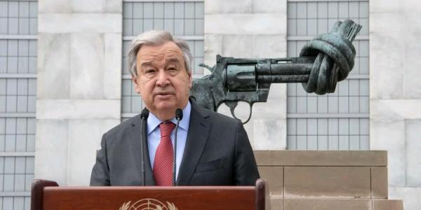 Le secrétaire général des Nations Unies Antonio Guterres  