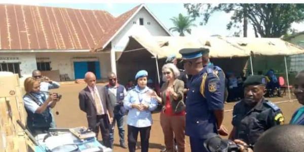 La police de Beni dotée des détecteurs des explosifs par la MONUSCO
