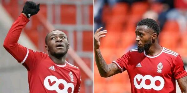 Jackson Muleka à droite et Samuel Bastien à gauche 