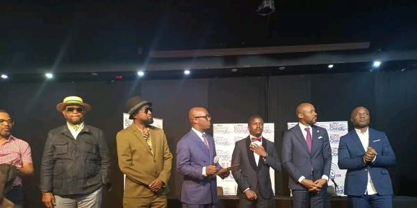 Les membres du groupe Wenge Musica 