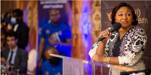 La Première Dame de la RDC Dénise Nyakeru lors du cop 15 en Côte d'Ivoire 