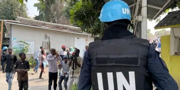 Image illustrative de manifestations anti-MONUSCO à Goma