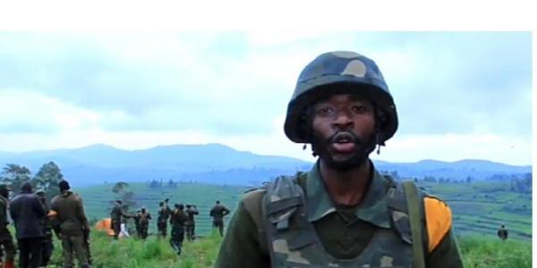 Le lieutenant Jules Ngongo porte-parole de l'armée en Ituri
