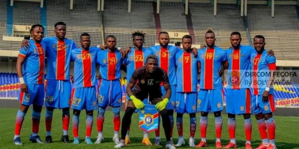 Les Léopards A' de la RDC au stade des Martyrs de Kinshasa 