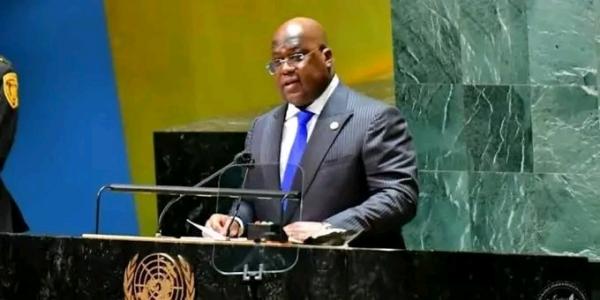 Félix Tshisekedi à la tribune de l'ONU 