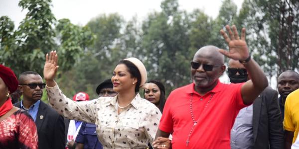 Le couple Vital et Amida Kamerhe à Goma 