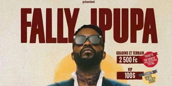 L'affiche du concert de Fally Ipupa au stade des Martyrs