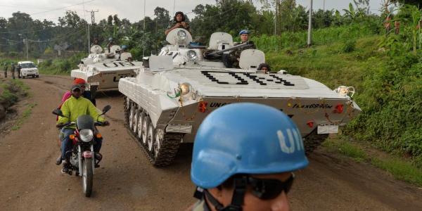 Les militaires de la MONUSCO à l'Est de la RDC