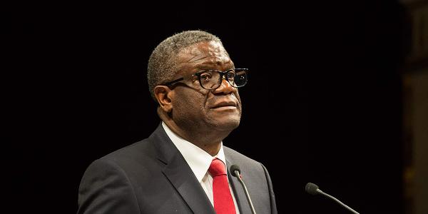 Le Prix Nobel de la paix Denis Mukwege