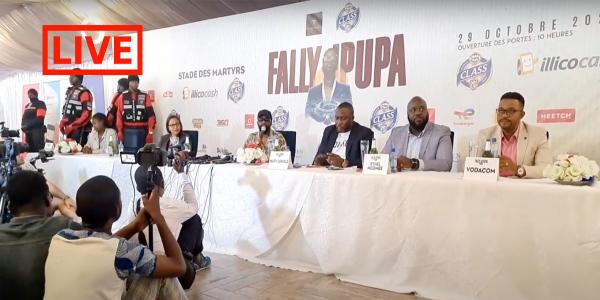 Fally Ipupa en conférence de presse à Kinshasa 