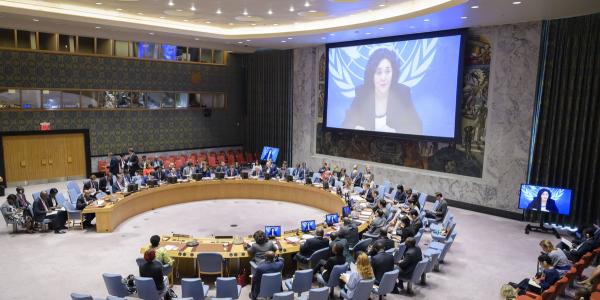 La réunion du Conseil de Sécurité des Nations Unies