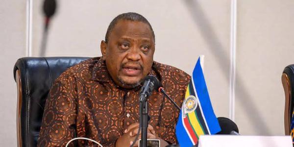 Le facilitateur de la Communauté d’Afrique de l’Est (EAC) Uhuru Kenyatta