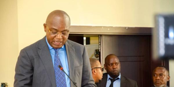 Le gouverneur de Kinshasa Gentiny Ngobila 