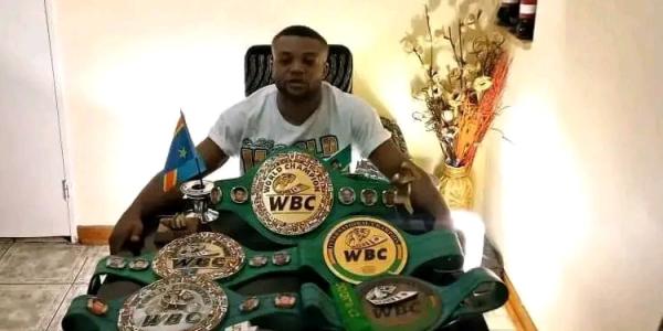 Le boxeur international congolais Junior Ilunga Makabu