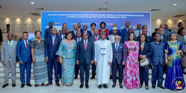 Sama Lukonde avec le conseil des ministres de l’OHADA