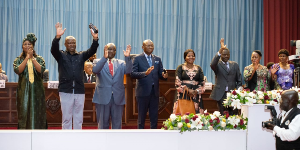 Les membres de la commission nationale de CNDH