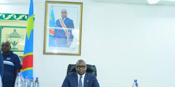 Le Premier ministre congolais Jean-Michel Sama Lukonde 