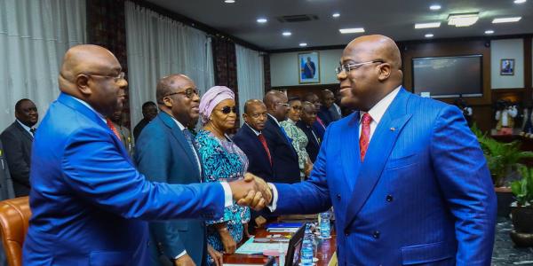 La première réunion du gouvernement Sama Lukonde II