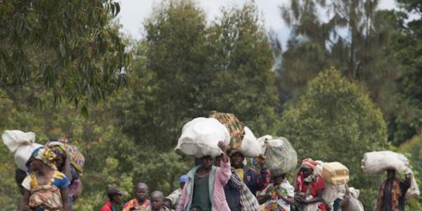 Les déplacés de guerre à l'Est de la RDC