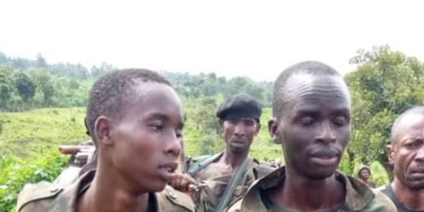 Photo d'illustration de deux militaires rwandais arrêtés au Nord-Kivu 