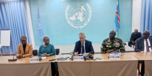 Conférence de presse de la Monusco 