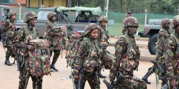 La force de la Communauté des États d'Afrique de l'Est (CAE) à l'Est de la RDC.