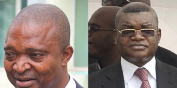 Emmanuel Ramazani Shadary et Kalev Mutond 