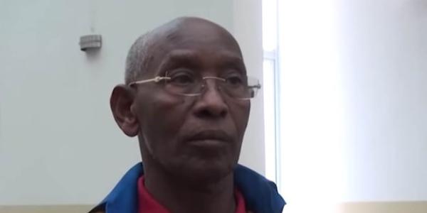 Le député Édouard Mwangachuchu lors de son audience dans la prison militaire de Ndolo.