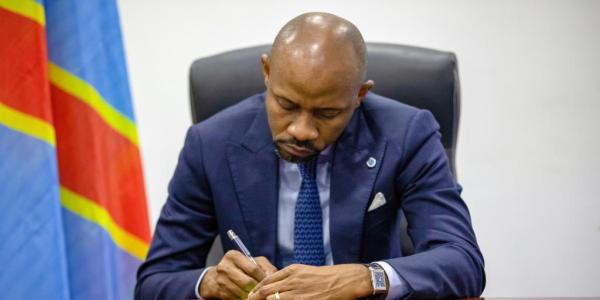 Patrick Muyaya, porte-parole du gouvernement congolais.