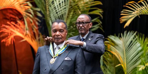 Denis Sassou Ngoueso et Paul Kagame