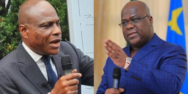L'opposant Martin Fayulu et Le Président Félix Tshisekedi photo jumelée 