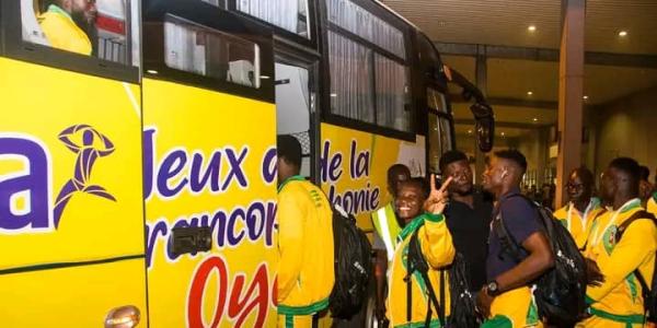 Les premières délégations qui sont arrivées à Kinshasa pour IXèmes Jeux de la Francophonie.