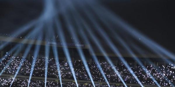 Le stade des Martyrs à l'ouverture des Jeux de la Francophonie 