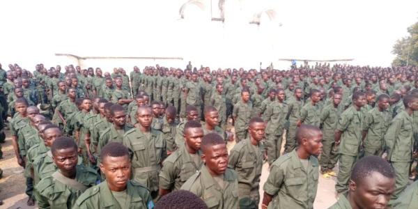 Les recrues militaires 