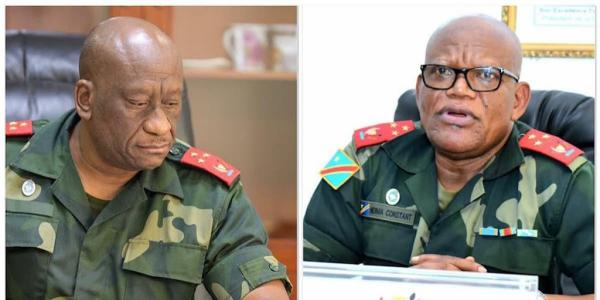 Johnny Luboya et Constant Ndima les gouverneurs militaires de l'Ituri et du Nord-Kivu 