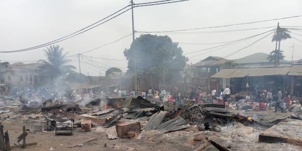 État du marché de Matadi Kibala