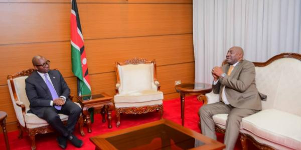 Sama Lukonde reçu par une autorité kényane 