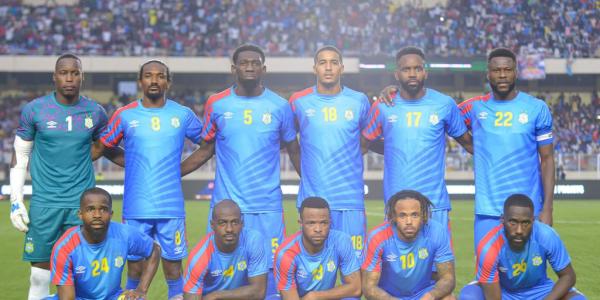 Les léopards de la RDC lors du match RDC-Soudan