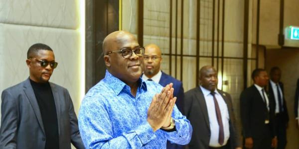 Photo de Félix Tshisekedi prise le 28 septembre 2023 à Bruxelles